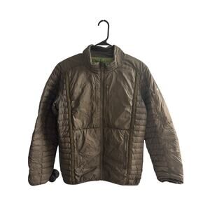 Kuhl Projekt Goose Down Puffer Jacket Women's Medium Olive Green